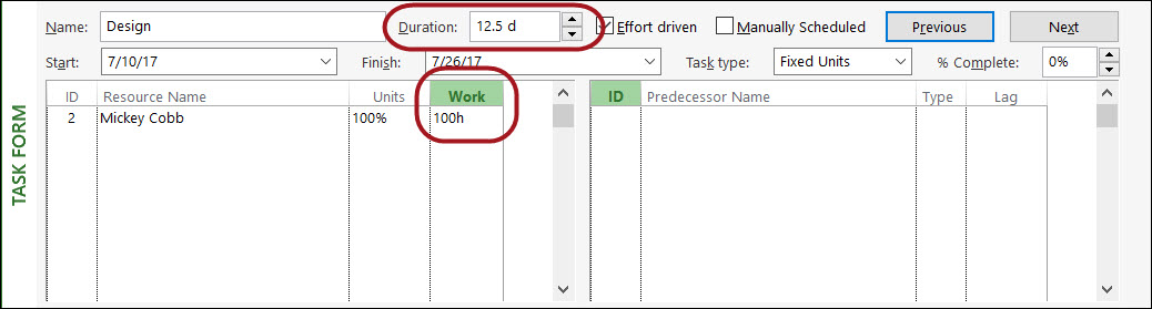 03 First resource assigned