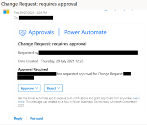 Creating a change request approval flow - Sensei Project Solutions